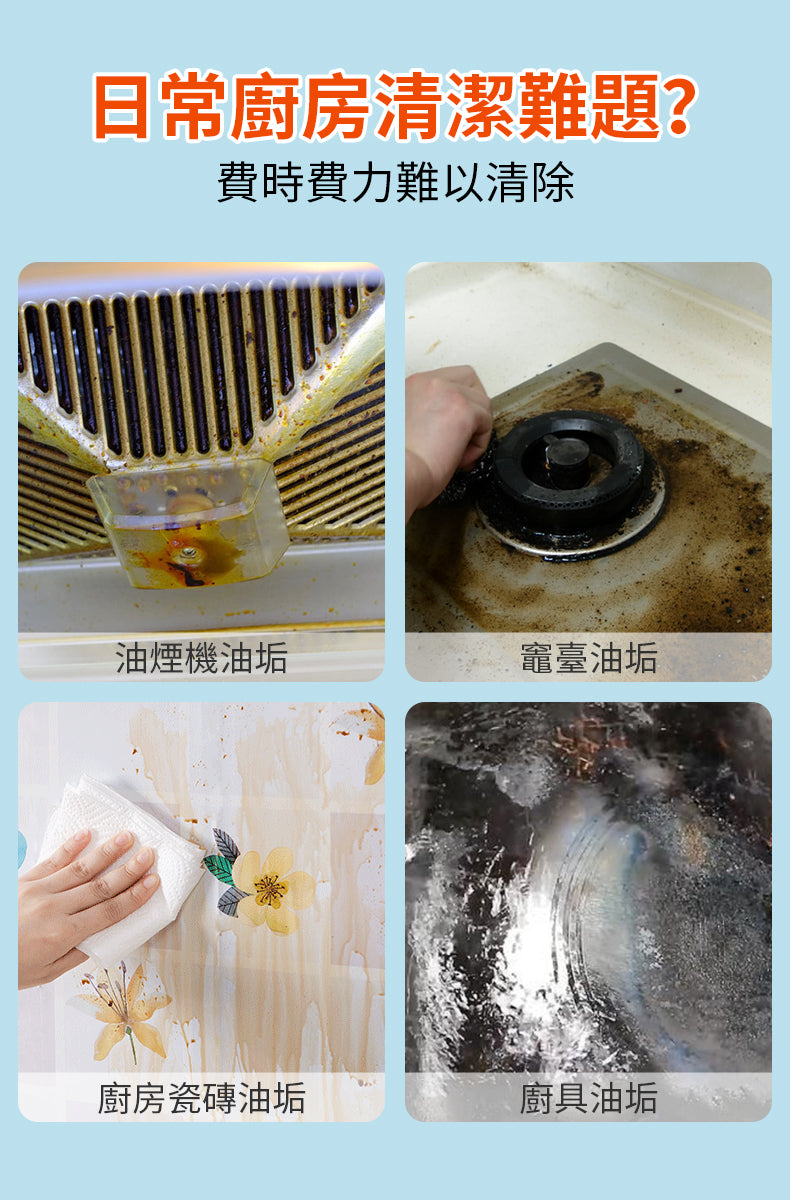 香港消毒皇 廚房重油清潔劑