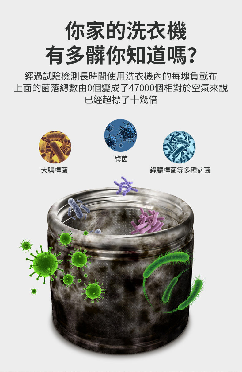香港消毒皇 洗衣機槽清潔劑